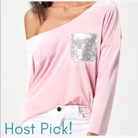 🆕 Best Top Ever! Pink Velvet NWB - Picture 5 of 6